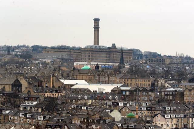 Bradford skyline, dominated by Manningham Mills. Picture: Tony Johnson.