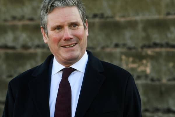 Labour leader Keir Starmer pictured last year in Doncaster