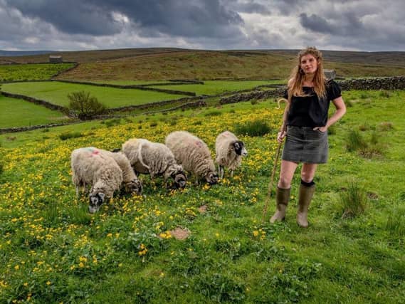 Amanda Owen, aka the Yorkshire Shepherdess, whose Channel 5 show has been recommissioned for a fourth series. Picture: James Hardisty.