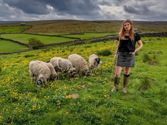 Amanda Owen, aka the Yorkshire Shepherdess, whose Channel 5 show has been recommissioned for a fourth series. Picture: James Hardisty.