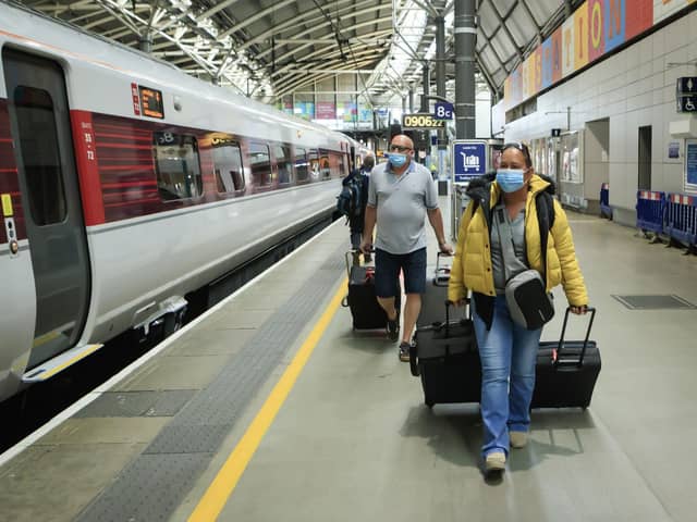 Rail Minister Chris Heaton Harris said the author of the long-awaited Williams Review, set up after the disastrous introduction of new timetables in northern England, had been going through the document "to make sure it's relevant in a post- pandemic transport environment that it will fall into". Pic: PA