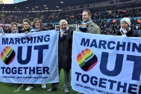 Before the pandemic, the group had a regular attendance at Elland Road on match days to raise awareness of LGBT issues, and have worked with the club’s academy to teach young players how to tackle homophobia on and off the pitch.
