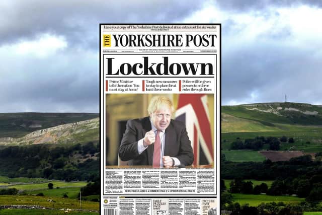 How The Yorkshire Post covered the lockdown one year ago