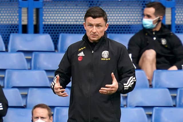Sheffield United interim manager Paul Heckingbottom: Difficult time for players.