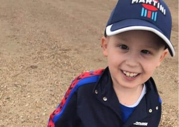 Leighton Moorhouse who was diagnosed with a brain tumour aged six.