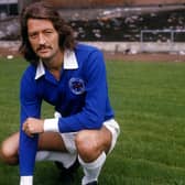 ENTERTAINER: Frank Worthington, pictured in his days with Leicester City, one of more than 20 clubs he played for