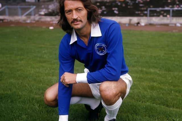 ENTERTAINER: Frank Worthington, pictured in his days with Leicester City, one of more than 20 clubs he played for