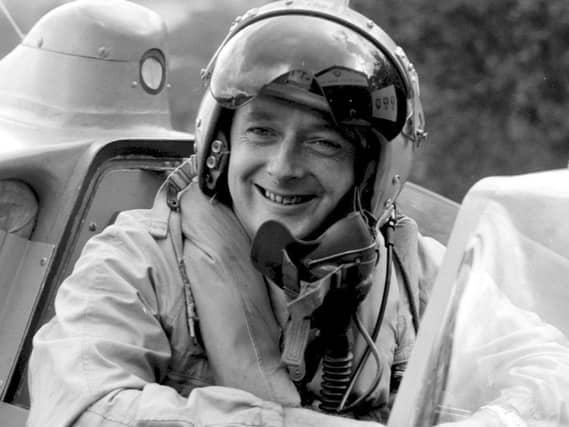 Donald Campbell, who died when his Bluebird K7 hydroplane overturned on Coniston Water January 4, 1967, while trying to beat the water speed record. (Photo: PA News Agency).