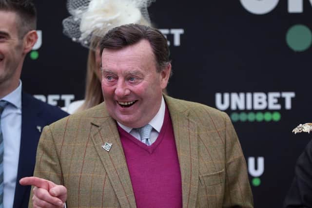Aintree bound: Shishkin's trainer Nicky Henderson says the Cheltenham victor will run at the Grand National meeting. Picture: Simon Cooper/PA Wire.