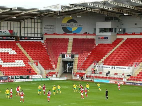 Rotherham United's AESSEAL New York Stadium last month. Picture: Nigel French/PA