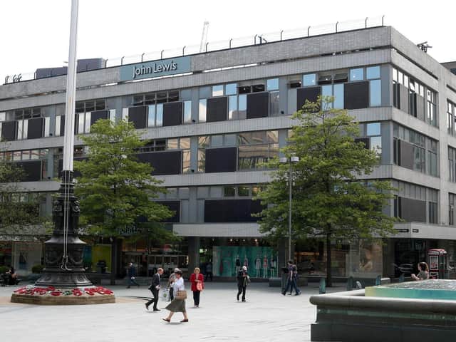 John Lewis in Sheffield, at the landmark 1960s Cole Brothers building