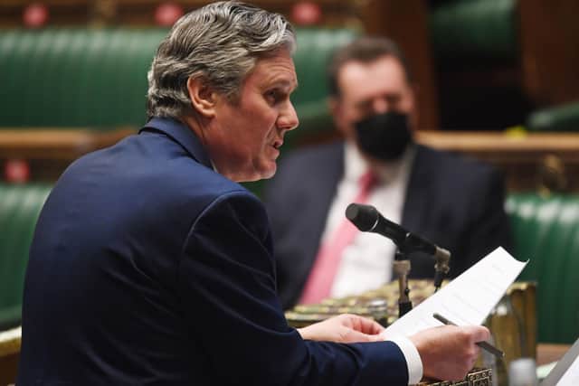 Sir Keir Starmer during Prime Minister's Questions this week.