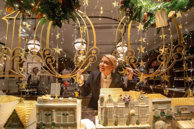 Bettys is famous for its Christmas, Easter and other seasonal window displays