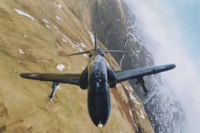An RAF Hawk jet
