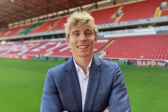 Dane Murphy, chief executive of Barnsley. Picture supplied by Barnsley FC