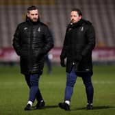ANSWERS: Bradford City joint-managers Mark Trueman and Conor Sellars, right, are keen for their team to end a five-game winless streak. Picture: George Wood/Getty Images