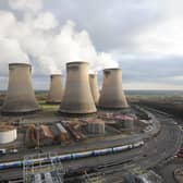 Drax Power Station in North Yorkshire. Britain's biggest power station is piloting the first bioenergy carbon capture storage (Beccs) project of its type in Europe - a move it says could eventually make it carbon negative. Pic: PA