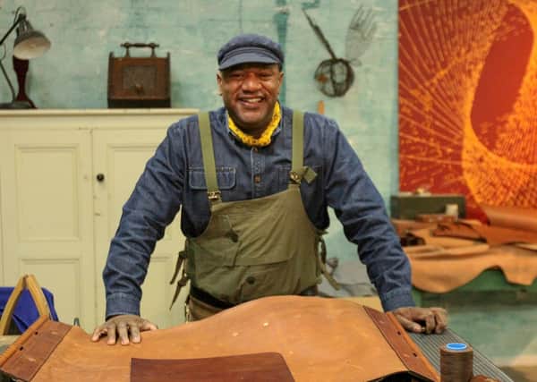 BBC 2 new series Saved and Remade stars Yorkshire leather craftsman Jason Stocks-Young. (C) Red Sky Productions Ltd - Photographer: Scott Anderson