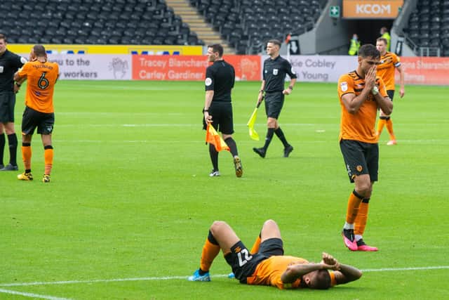 Hull City were relegated from the Championship last season.  Picture Bruce Rollinson