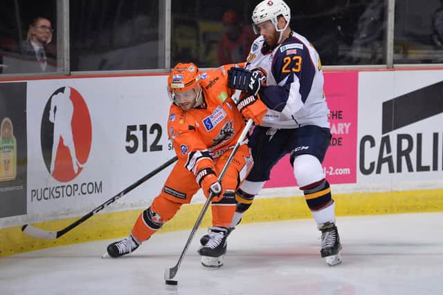 Robert Dowd is heading home from Italy in time for the start of Sheffield Steelers' Elite Series training camp which starts on Monday at Ice Sheffield. Picture: Dean Woolley.