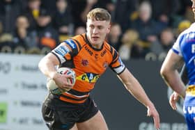 Castleford Tigers' back Jake Trueman believes he is capable of taking his game to the next level this season. Picture: Tony Johnson