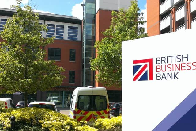 The British Business Bank is headquartered in Sheffield.