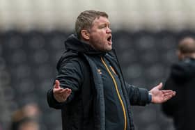 Hull City head coach Grant McCann pictured on the touchline in his side's 1-1 draw with Gillingham. PICTURE: TONY JOHNSON.