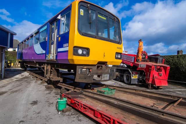 Fagley Primary School in Bradford has taken delivery of a retired Pacer train carriage