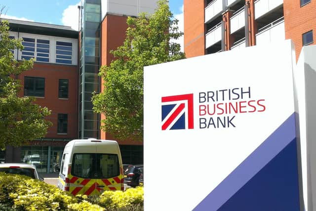 The British Business Bank is based in Sheffield.