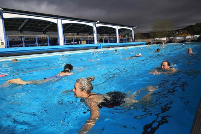 Hathersage's outdoor pool was proving popular as the lockdown was eased.