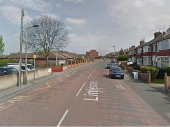 The 76-year-old woman was walking along Littlemoor Lane in Balby, Doncaster at around 9.10am on Monday (March 29) when she is alleged to have been hit by the vehicle.