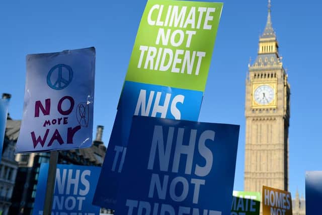 What should take priority - the Trident nuclear deterrent or the NHS?