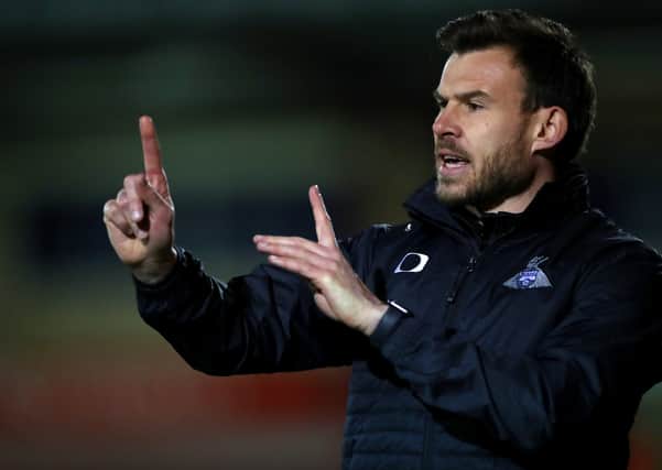 Aiming to keep job: Doncaster Rovers interim manager Andy Butler.