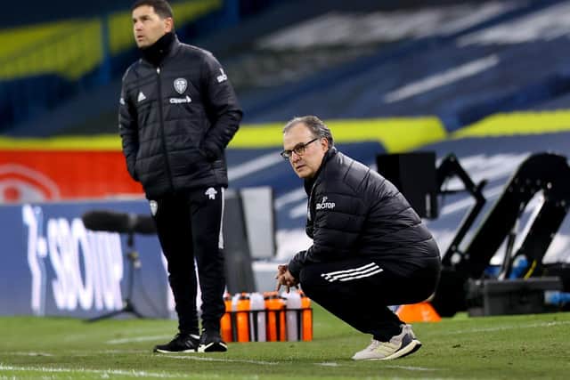 STEADY EDDIE: Leeds United manager Marcelo Bielsa. Picture: Naomi Baker/PA