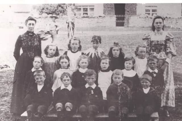 Bainbridge School 1887. Image from Story of Schools.