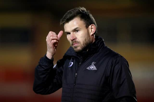Doncaster Rovers interim manager Andy Butler. Picture: PA.
