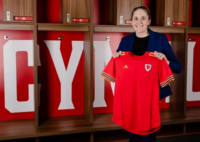 Stepping in: Gemma Grainger ahead of her being appointed as the new Wales women's national team manager. Picture: John Smith/FAW