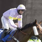 This was Sean Quinlan partnering Takingrisks to victory in the 2019 Coral Scottish Grand National.