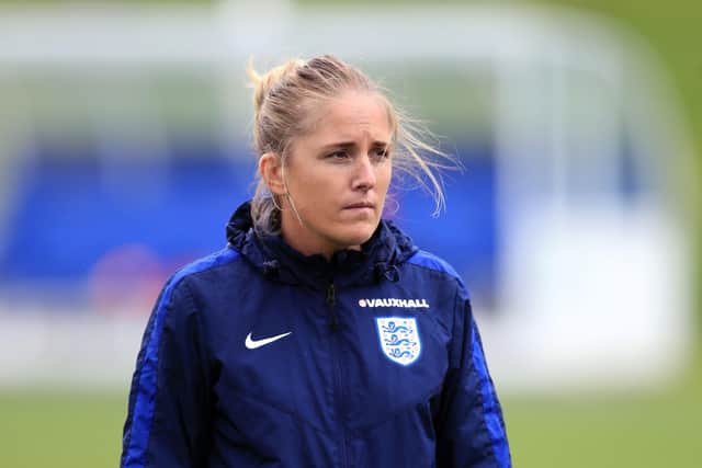 Gemma Grainger while working as assistant coach to England women (Picture: Mike Egerton/PA Wire)