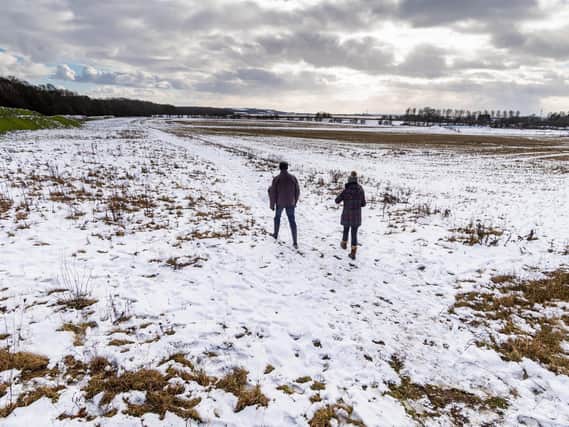 The Met Office has warned of hail and snow starting from Easter Monday