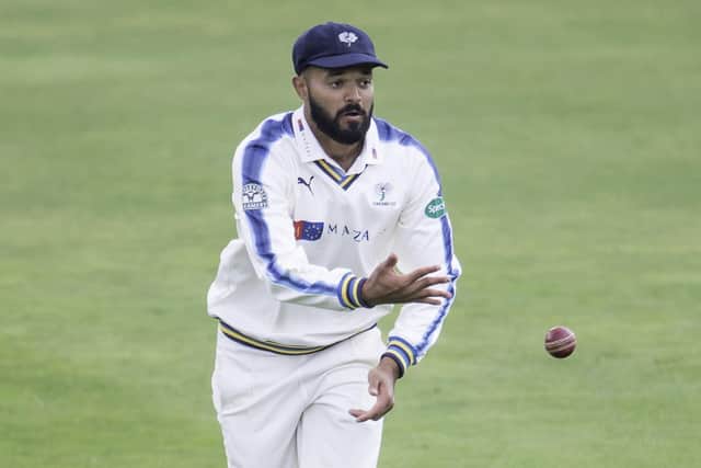Azeem Rafiq, seen in action for Yorkshire back in 2017, claims the club is "insitutionally racist" Picture by Allan McKenzie/SWpix.com