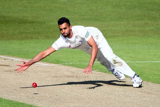 GOOD TIMES: Yorkshire's Ajmal Shahzad in action against Kent back in 2012. Picture by Vaughan Ridley/SWPix.com