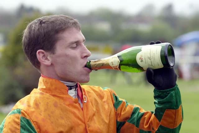 Back in the day - this was a fresh-faced Richard Johnson after his 1,000th career winner in 2003.