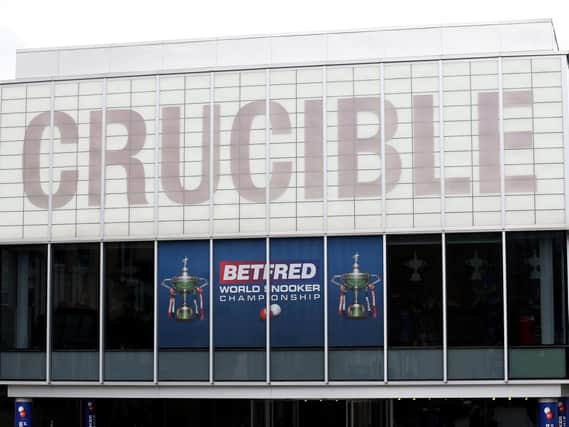 The Crucible will be the first venue to welcome back fans in the UK in 2021.