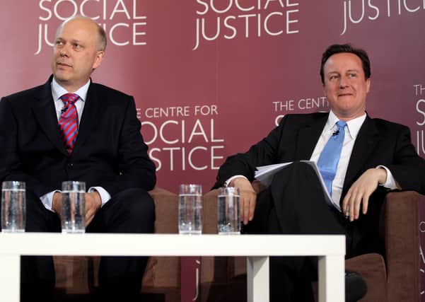 David Cameron with Chris Grayling (left) during the 2010 general election.