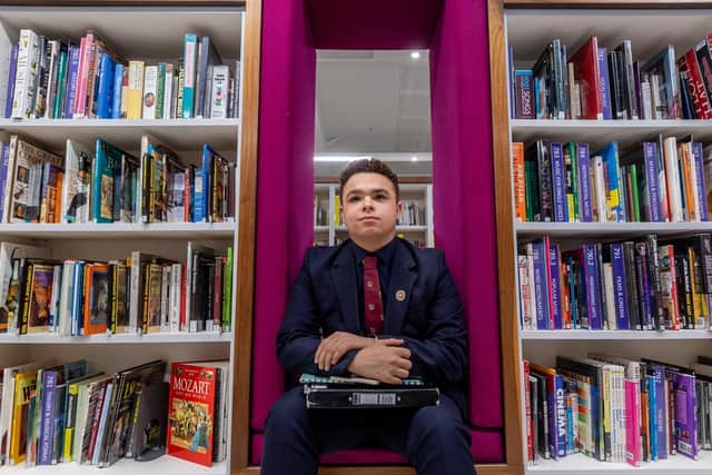Blaine Thomas, who until the age of 14 lived in one of the most deprived areas of the country, is determined to succeed in education to inspire his younger brother Ramone. Image: James Hardisty.