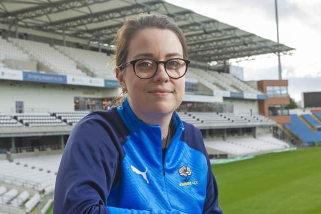 Yorkshire cricketer Katie Levick. (Picture: Tony Johnson)
