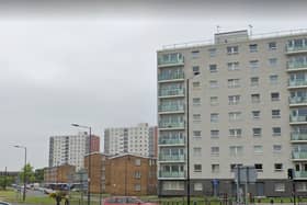 Hatfield House flats, off Trafford Way, in Doncaster.