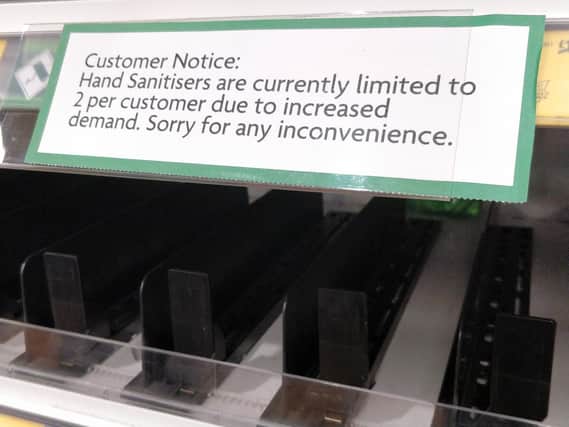 Morrisons is limiting hand sanitiser bottles to two per customer
