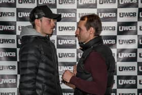 Danny Cook (right) will warm up for Cheltenham by fighting amateur rider Matt Brown tonight in aid of Racing Welfare.